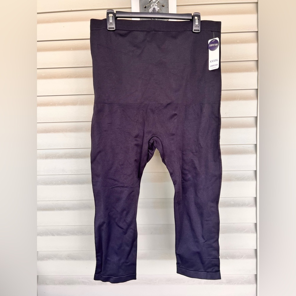 Empetua by Shapermint Shaping Capri Legging Black WOMEN Size XXXXL NEW 4XL